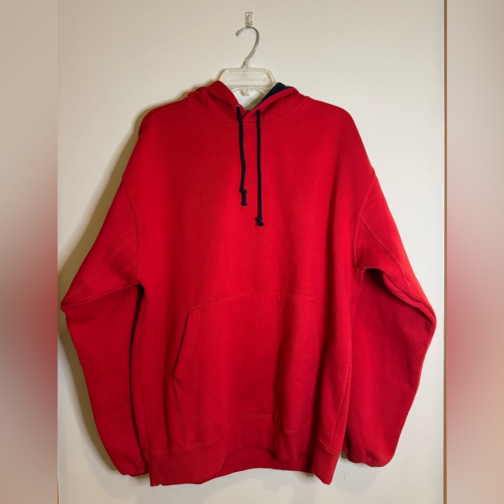 Red Hooded Sweatshirt Beimar Size Large Men’s